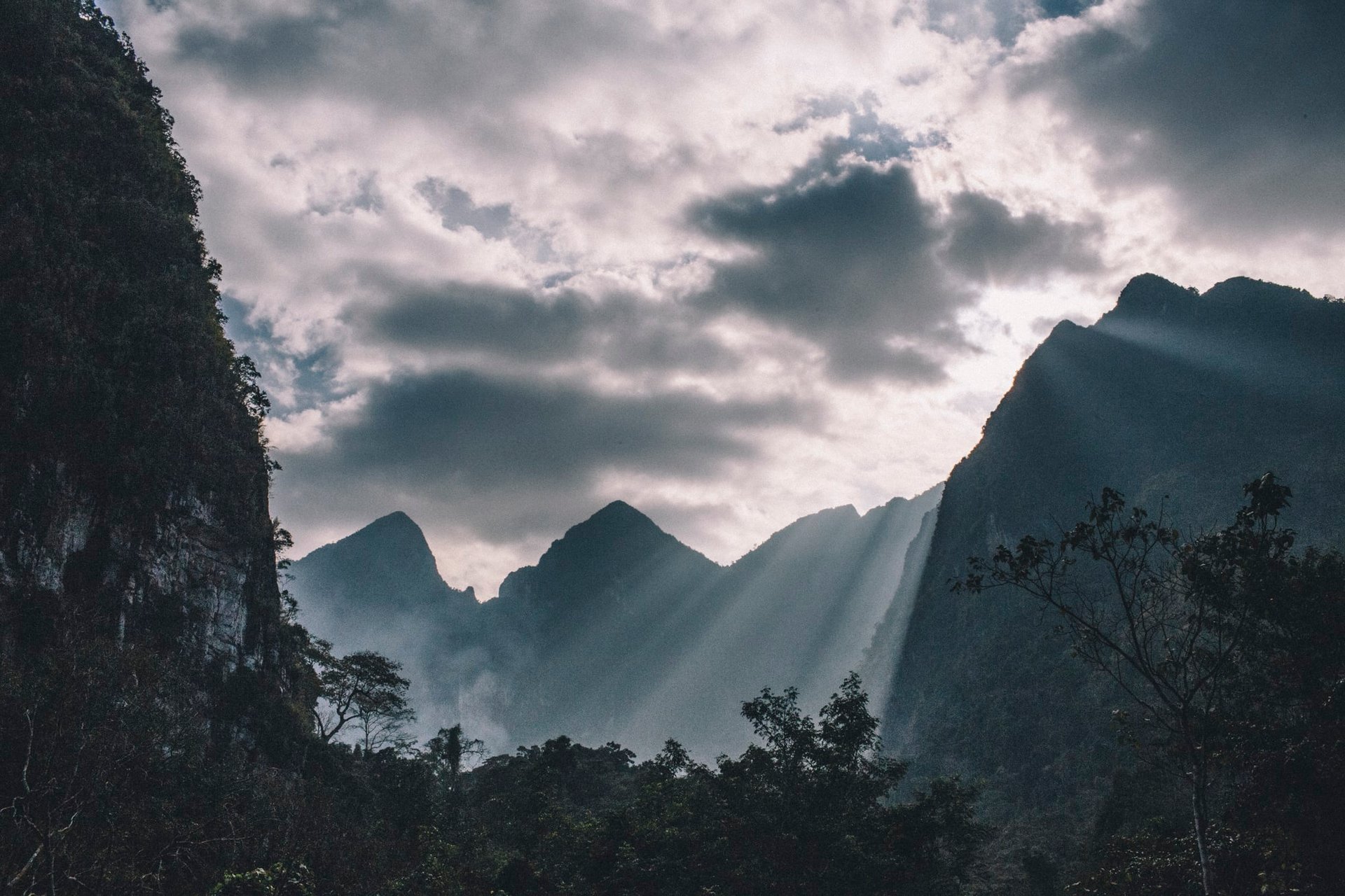 Scène de vie, Nord du Laos