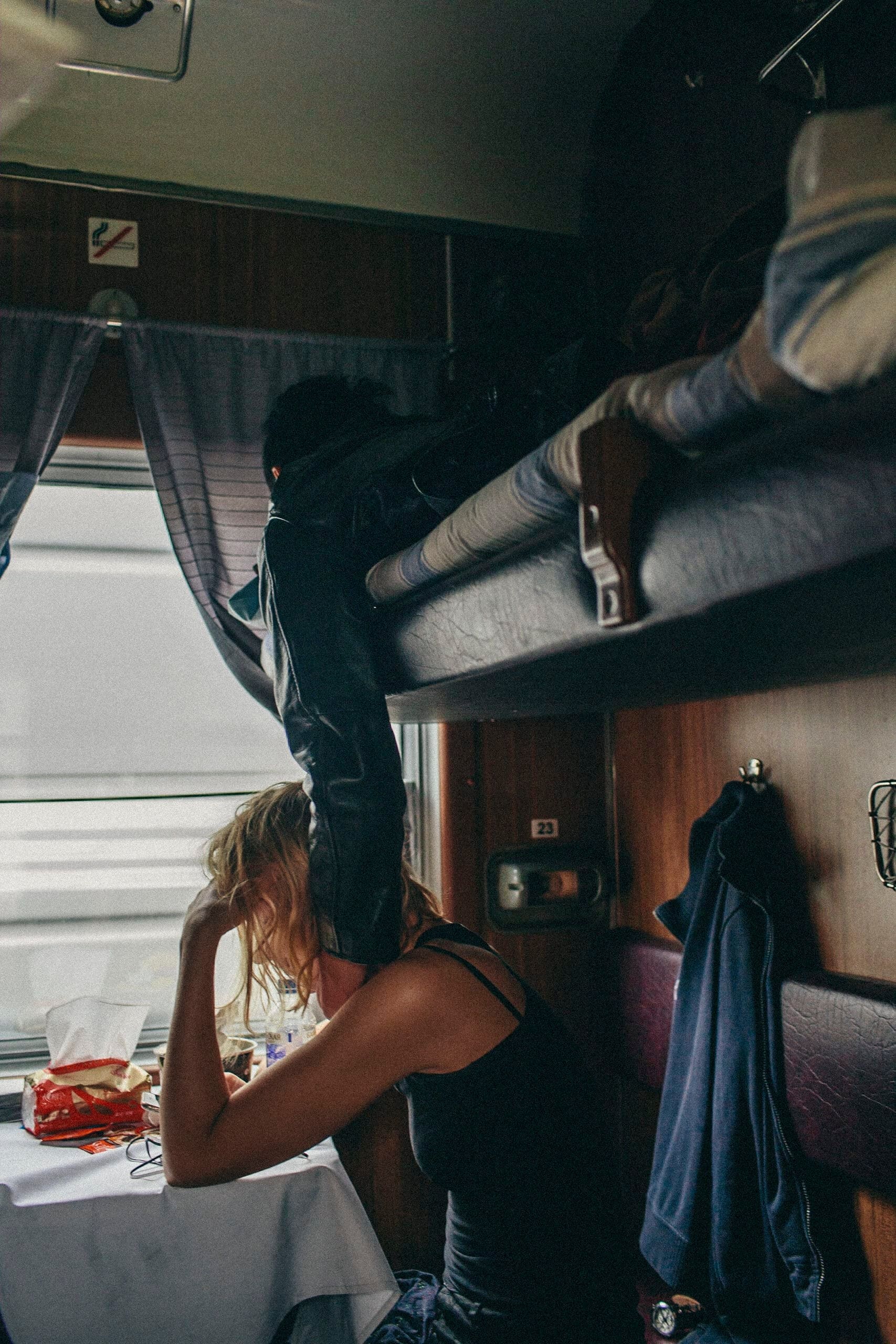 Vie quotidienne — cabine du Transsibérien