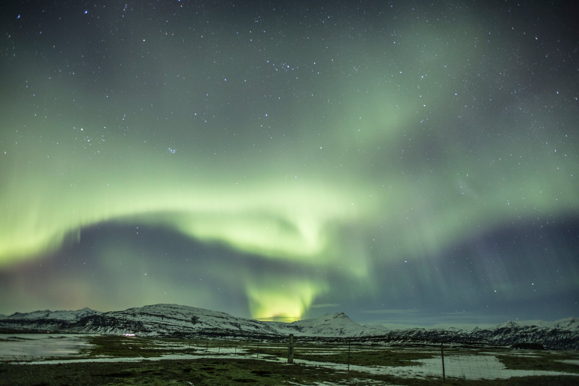 Paysage islandais, panorama sans limites