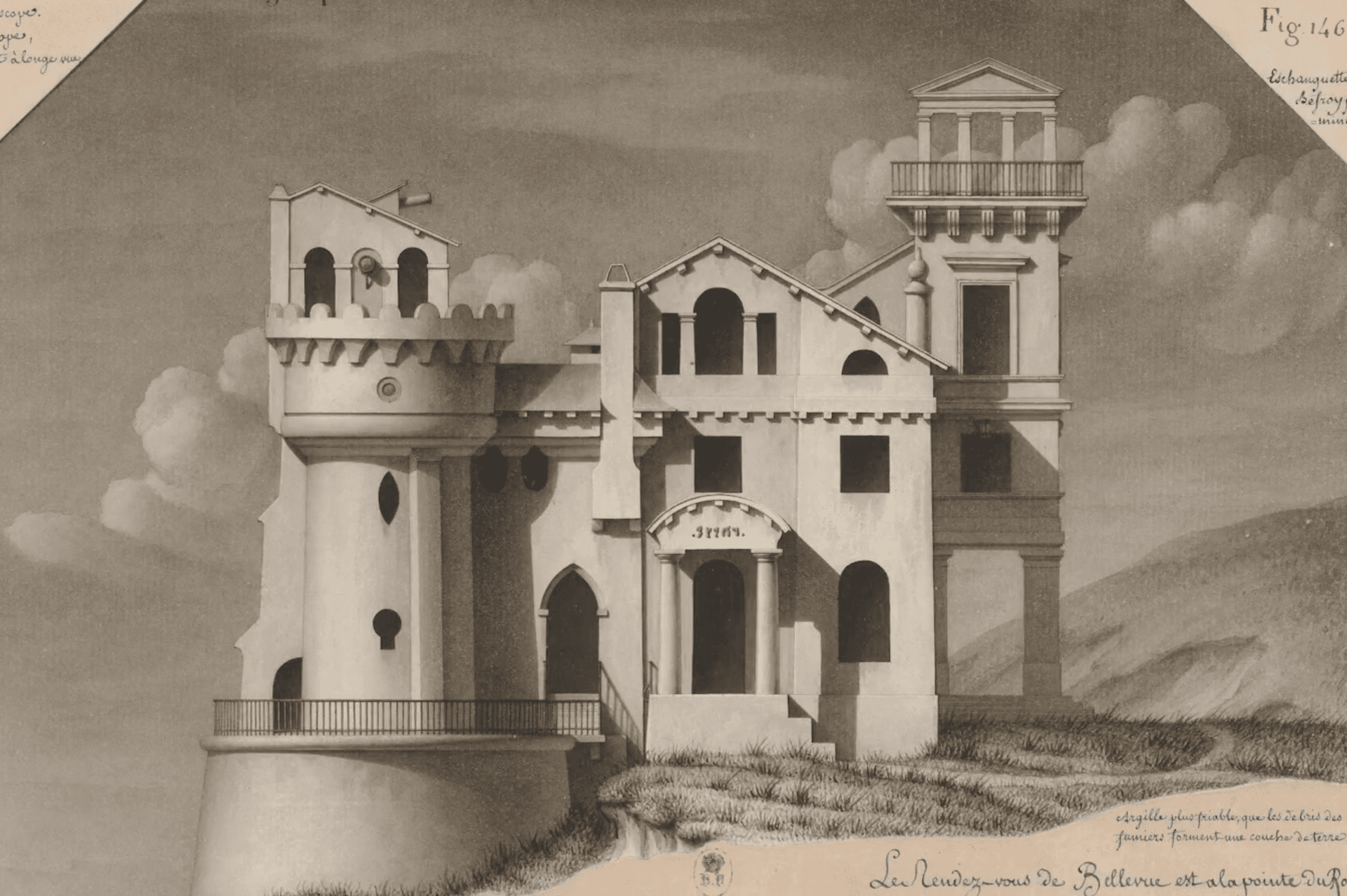 Jean-Jacques Lequeu — Déambulations